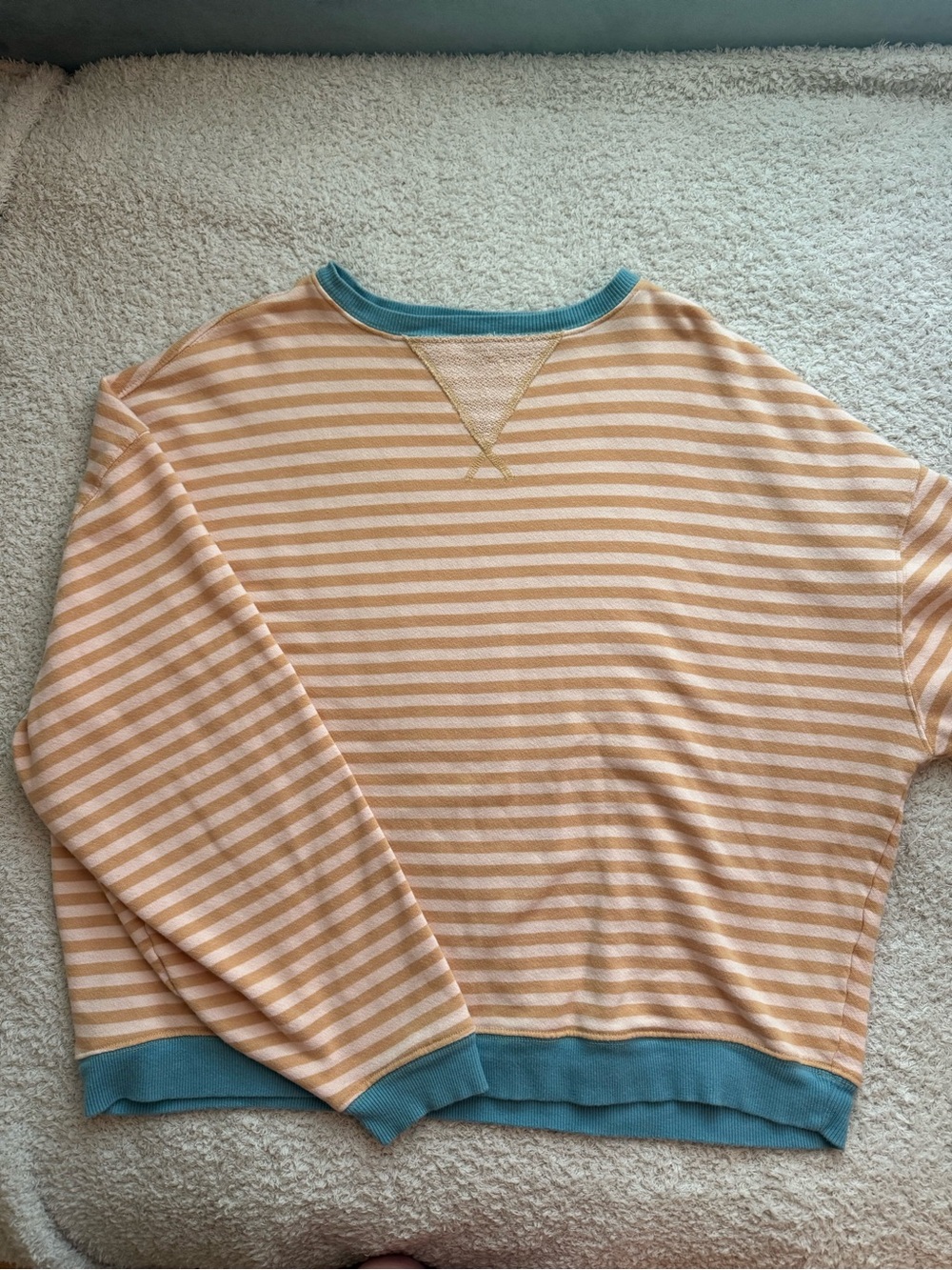Free People We The Free Stripe Crewneck